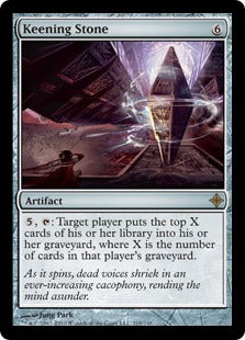 [219]【EN】【FOIL】号泣の石/Keening Stone【ROE】[R][茶]
