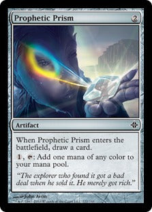 [222]【EN】【FOIL】予言のプリズム/Prophetic Prism【ROE】[C][茶]