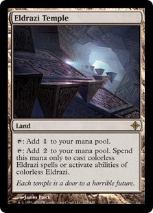 [227]【EN】【FOIL】エルドラージの寺院/Eldrazi Temple【ROE】[R][土地]