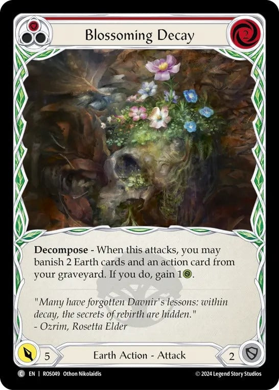 [049]【EN】腐敗に咲く花/Blossoming Decay[赤]【ROS】[Earth][C]