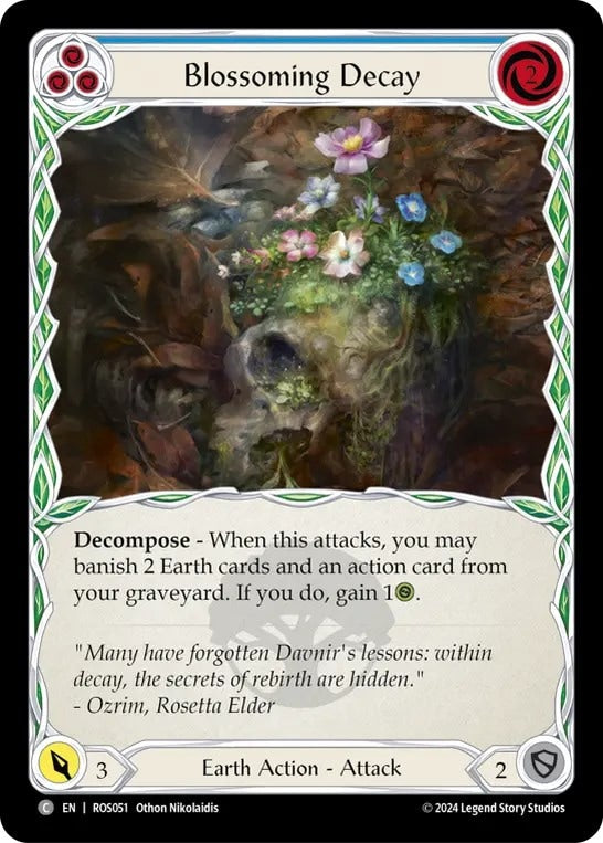 [051]【EN】腐敗に咲く花/Blossoming Decay[青]【ROS】[Earth][C]