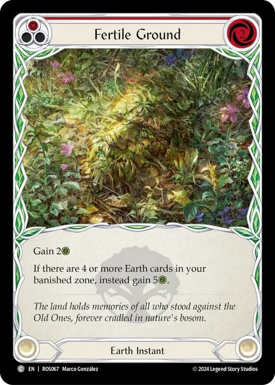 [067]【EN】肥沃な土地/Fertile Ground[赤]【ROS】[Earth][C]