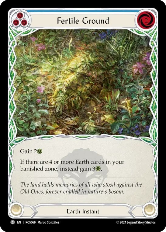 [069]【EN】肥沃な土地/Fertile Ground[青]【ROS】[Earth][C]