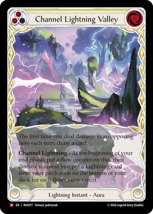 [077]【EN】稲妻峡谷の導き/Channel Lightning Valley【ROS】[Lightning][M]