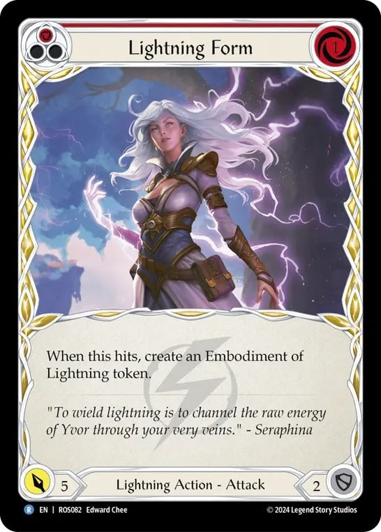 [082]【EN】稲妻の表象/Lightning Form[赤]【ROS】[Lightning][R]