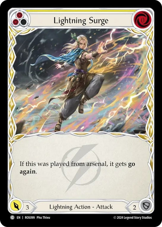 [099]【EN】稲妻の波動/Lightning Surge[黄]【ROS】[Lightning][C]