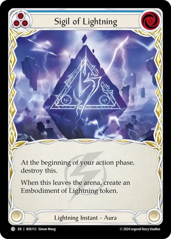 [113]【EN】稲妻の印/Sigil of Lightning【ROS】[Lightning][C]
