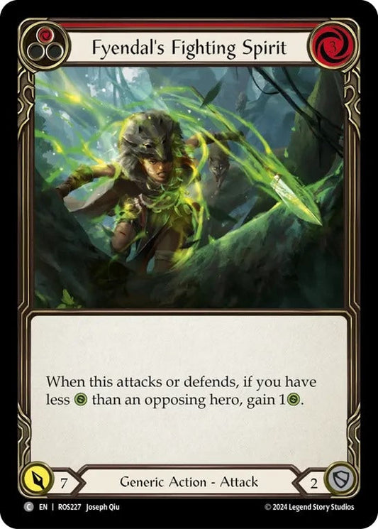 [227]【EN】フィエンダルの戦意/Fyendal's Fighting Spirit[赤]【ROS】[Generic][C]