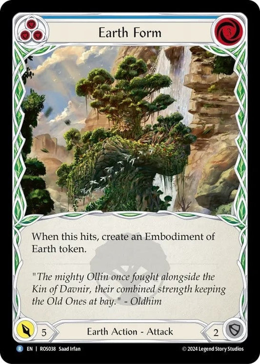 [038]【EN】【Rainbow Foil】大地の表象/Earth Form[青]【ROS】[Earth][R]