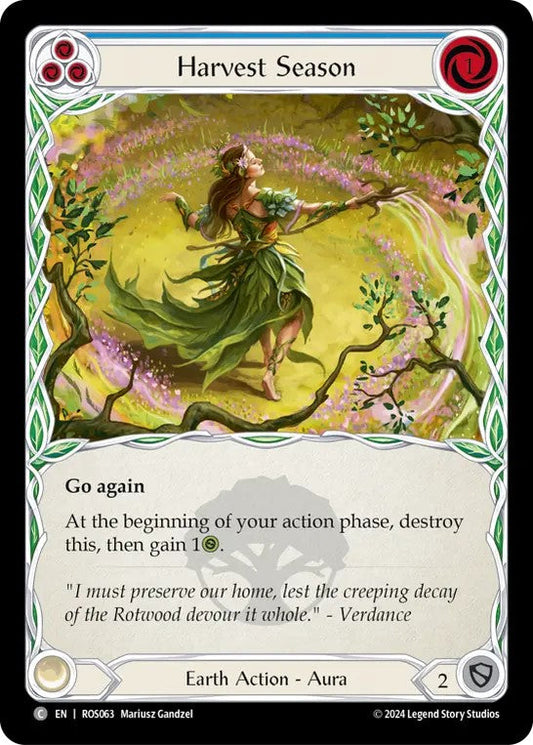 [063]【EN】【Rainbow Foil】収穫の季節/Harvest Season[青]【ROS】[Earth][C]