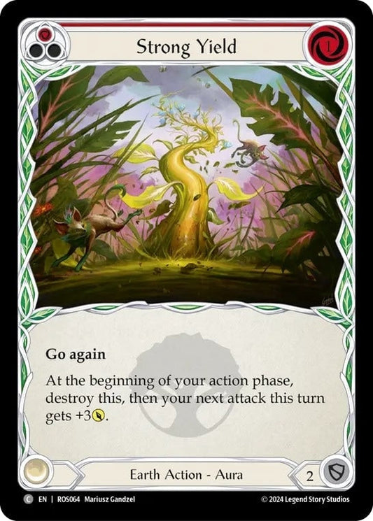 [064]【EN】【Rainbow Foil】高収穫/Strong Yield[赤]【ROS】[Earth][C]