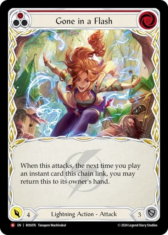 [076]【EN】【Rainbow Foil】光速移動/Gone in a Flash【ROS】[Lightning][M]
