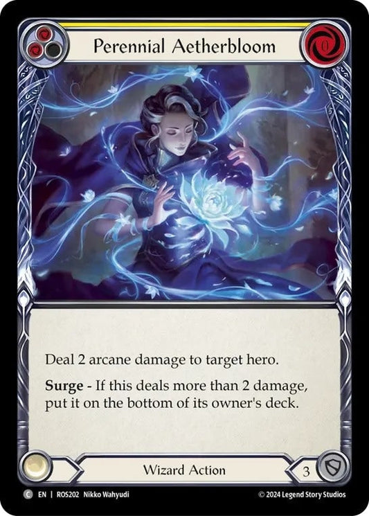 [202]【EN】【Rainbow Foil】不滅のエーテル花/Perennial Aetherbloom[黄]【ROS】[Wizard][C]