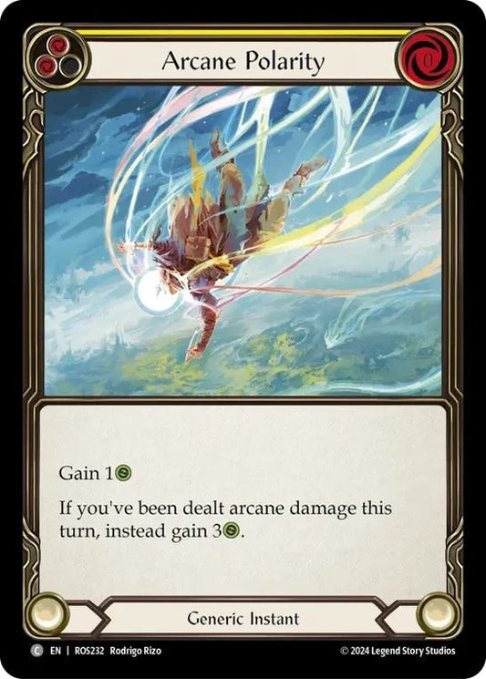 [232]【EN】【Rainbow Foil】秘術の極性/Arcane Polarity[黄]【ROS】[Generic][C]