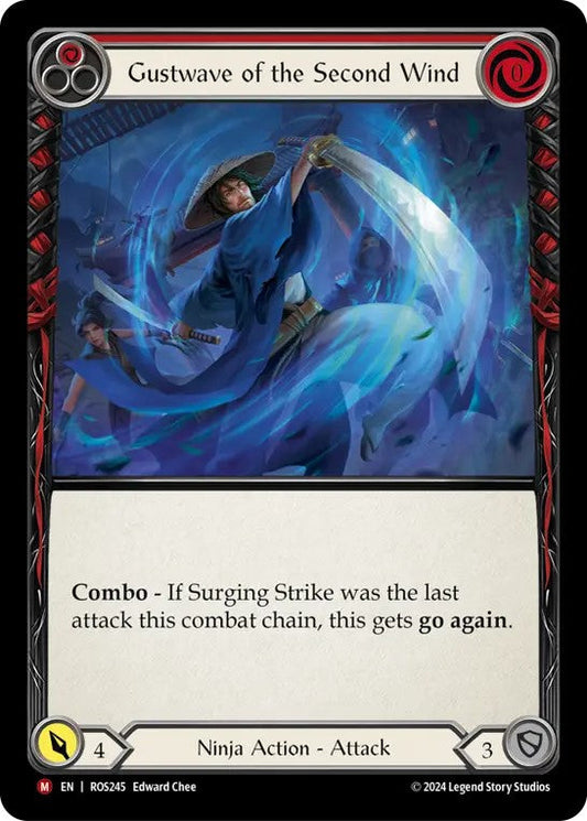 [245]【EN】【Rainbow Foil】第二風の重旋風/Gustwave of the Second Wind【ROS】[Ninja][M]