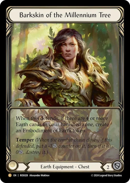 [028]【EN】【Cold Foil】千年樹の樹皮鎧/Barkskin of the Millennium Tree【ROS】[Earth][L]
