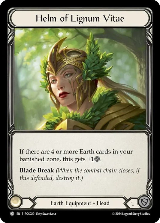 [029]【EN】【Cold Foil】生命木の兜/Helm of Lignum Vitae【ROS】[Earth][C]