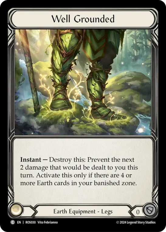 [030]【EN】【Cold Foil】堅固な接地/Well Grounded【ROS】[Earth][C]