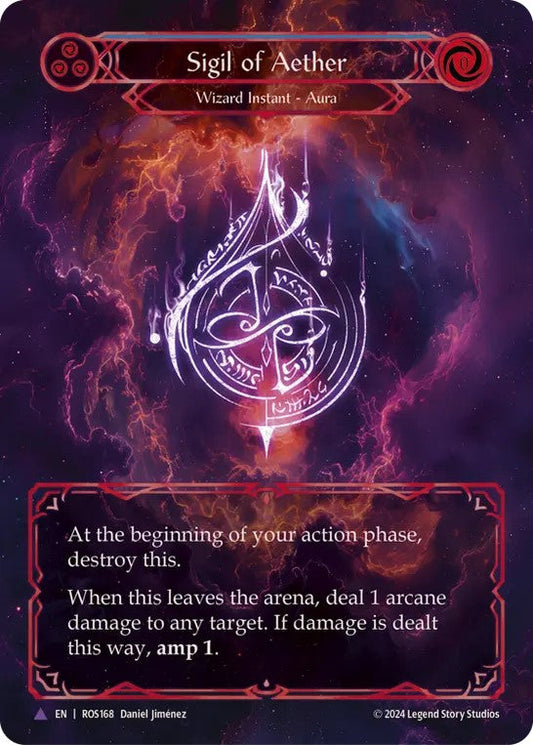 [168]【EN】【Cold Foil】エーテルの印/Sigil of Aether【ROS】[Wizard][Marvel]