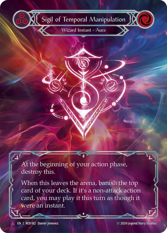 [182]【EN】【Cold Foil】時空操作の印/Sigil of Temporal Manipulation【ROS】[Wizard][Marvel]