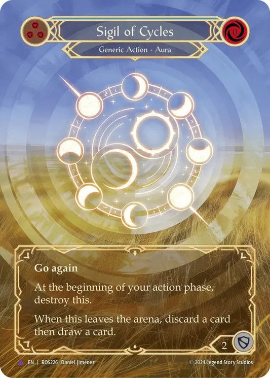 [226]【EN】【Cold Foil】回転の印/Sigil of Cycles【ROS】[Generic][Marvel]