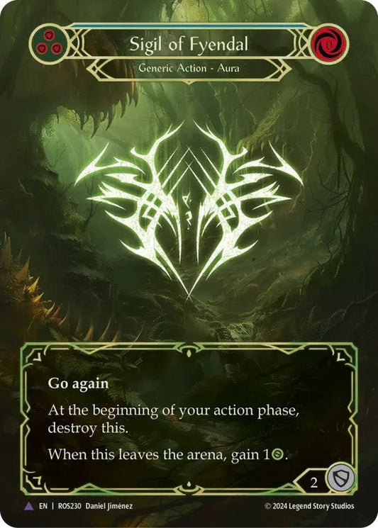 [230]【EN】【Cold Foil】フェンダルの印/Sigil of Fyendal【ROS】[Generic][Marvel]