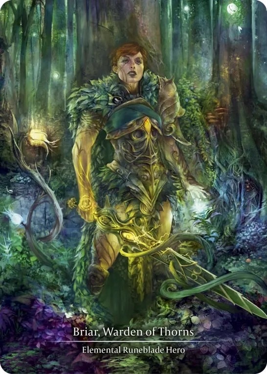 [254]【EN】【Cold Foil】茨の監視者、ブライアー/Briar, Warden of Thorns【ROS】[Elemental Runeblade][Marvel]