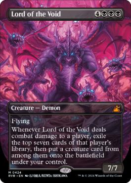 [424]【EN】■ボーダーレス■虚無の王/Lord of the Void【RVR】[M][黒]