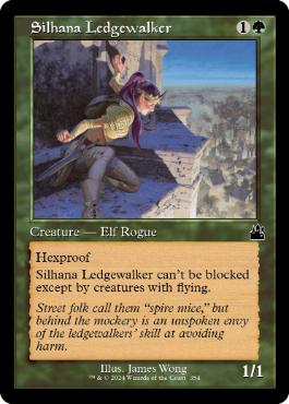 [354]【EN】■旧枠■シラナの岩礁渡り/Silhana Ledgewalker【RVR】[C][緑]