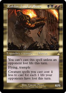 [379]【EN】■旧枠■暴動の長、ラクドス/Rakdos, Lord of Riots【RVR】[R][多色]