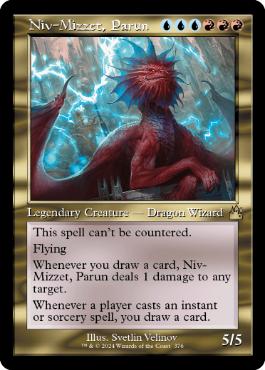 [376]【EN】■旧枠■パルン、ニヴ＝ミゼット/Niv-Mizzet, Parun【RVR】[R][多色]