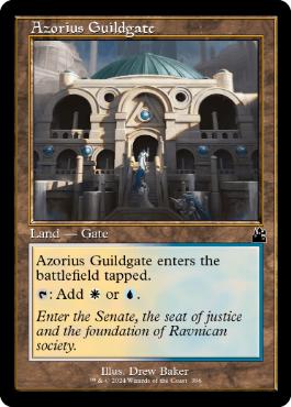 [396]【EN】■旧枠■アゾリウスのギルド門/Azorius Guildgate【RVR】[C][土地]