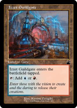 [405]【EN】■旧枠■イゼットのギルド門/Izzet Guildgate【RVR】[C][土地]