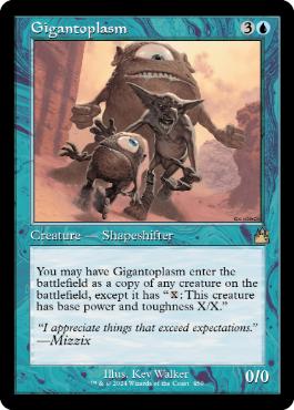 [450]【EN】【FOIL】■旧枠■巨体原形質/Gigantoplasm【RVR】[R][青]