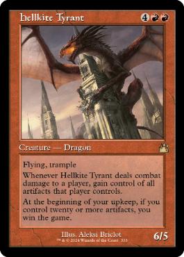 [333]【EN】【FOIL】■旧枠■ヘルカイトの暴君/Hellkite Tyrant【RVR】[R][赤]