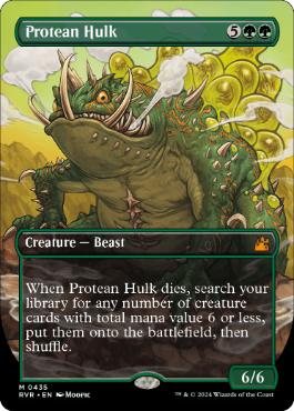 [435]【EN】【FOIL】■ボーダーレス■変幻の大男/Protean Hulk【RVR】[M][緑]