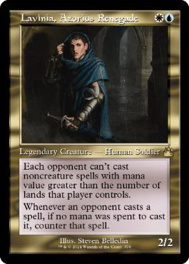 [370]【EN】【FOIL】■旧枠■アゾリウスの造反者、ラヴィニア/Lavinia, Azorius Renegade【RVR】[R][多色]