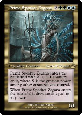 [377]【EN】【FOIL】■旧枠■首席議長ゼガーナ/Prime Speaker Zegana【RVR】[R][多色]