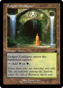 [402]【EN】【FOIL】■旧枠■ゴルガリのギルド門/Golgari Guildgate【RVR】[C][土地]