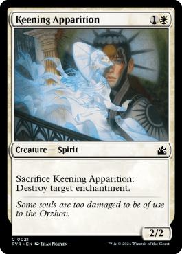 [021]【EN】叫び回る亡霊/Keening Apparition【RVR】[C][白]