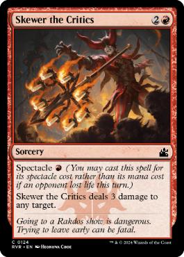 [124]【EN】批判家刺殺/Skewer the Critics【RVR】[C][赤]