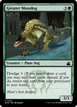[145]【EN】大いなる苔犬/Greater Mossdog【RVR】[C][緑]