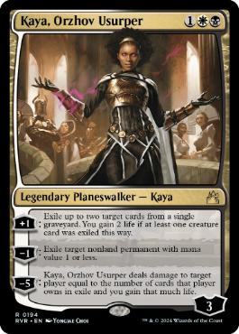 [194]【EN】オルゾフの簒奪者、ケイヤ/Kaya, Orzhov Usurper【RVR】[R][多色]