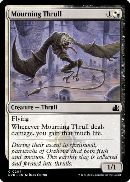 [204]【EN】哀悼のスラル/Mourning Thrull【RVR】[C][多色]