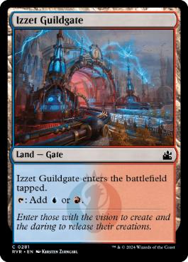 [281]【EN】イゼットのギルド門/Izzet Guildgate【RVR】[C][土地]