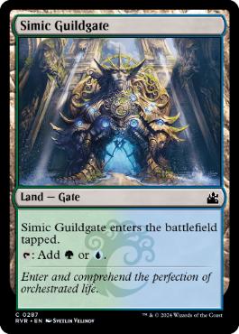 [287]【EN】シミックのギルド門/Simic Guildgate【RVR】[C][土地]