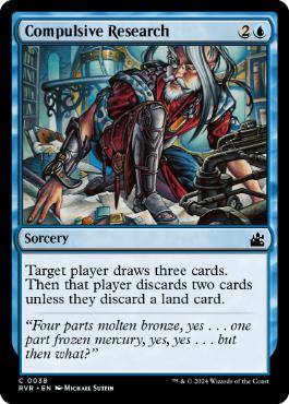 [038]【EN】【FOIL】強迫的な研究/Compulsive Research【RVR】[C][青]