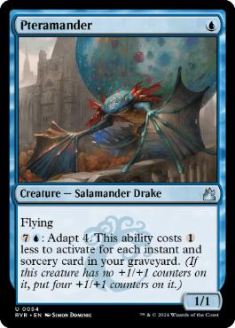 [054]【EN】【FOIL】プテラマンダー/Pteramander【RVR】[U][青]