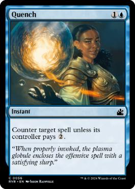 [056]【EN】【FOIL】火消し/Quench【RVR】[C][青]