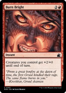 [103]【EN】【FOIL】燃えさかる炎/Burn Bright【RVR】[C][赤]